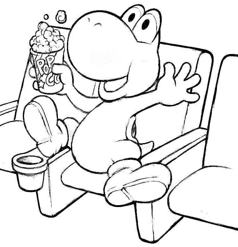Free printable Yoshi coloring page #195193 from Video Games collection