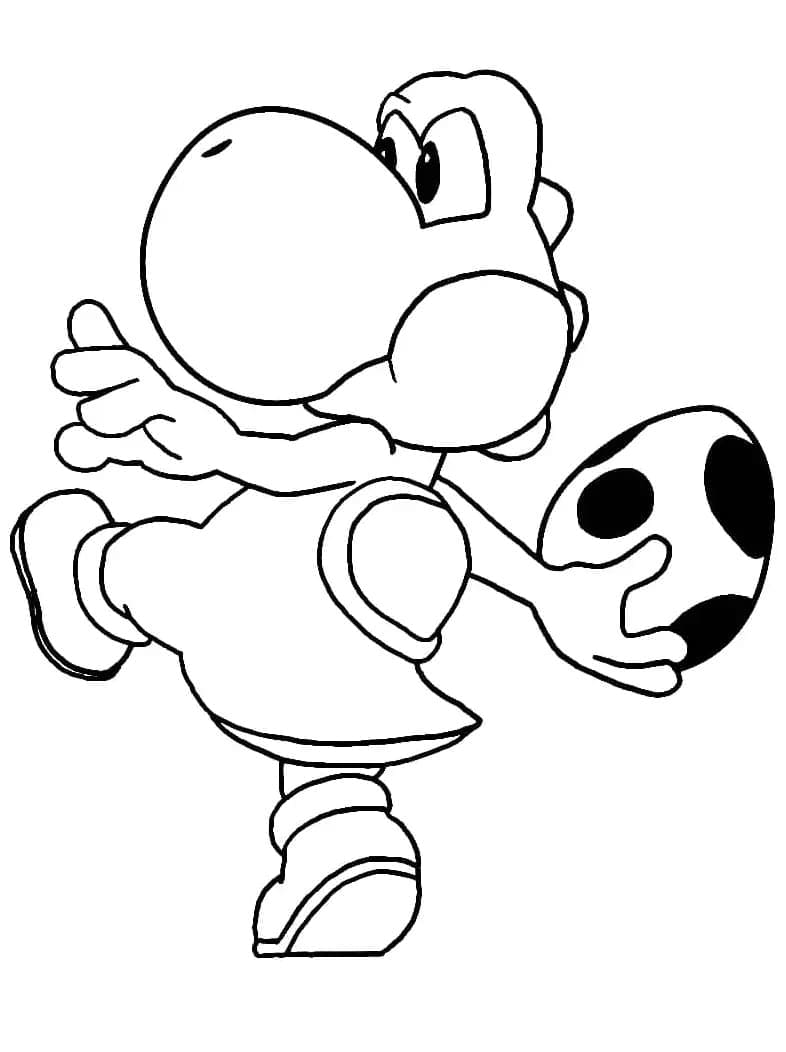 Free printable Yoshi coloring page #195197 from Video Games collection