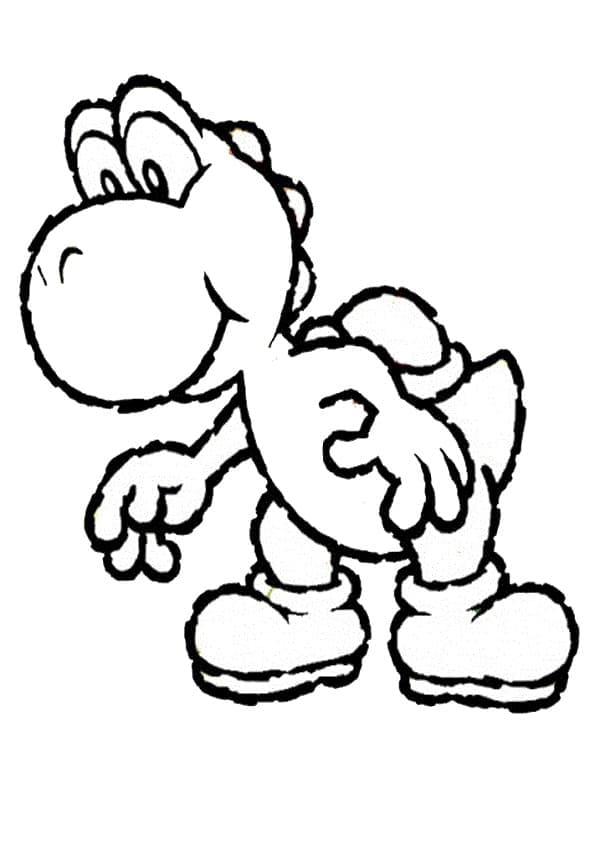 Free printable Yoshi coloring page #195220 from Video Games collection