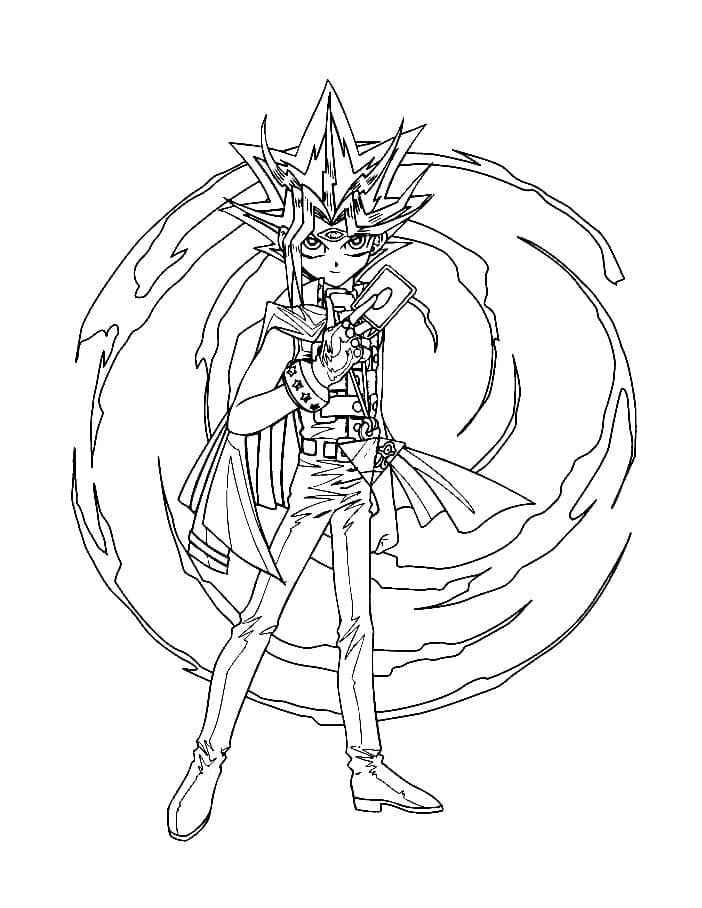 Free printable Yu-Gi-Oh! coloring page #183204 from Video Games collection Free printable Yu-Gi-Oh! coloring page #183204 from Video Games collection