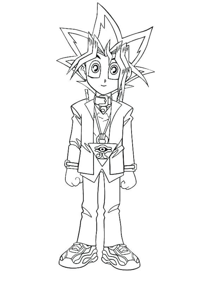 Free printable Yu-Gi-Oh! coloring page #183208 from Video Games collection