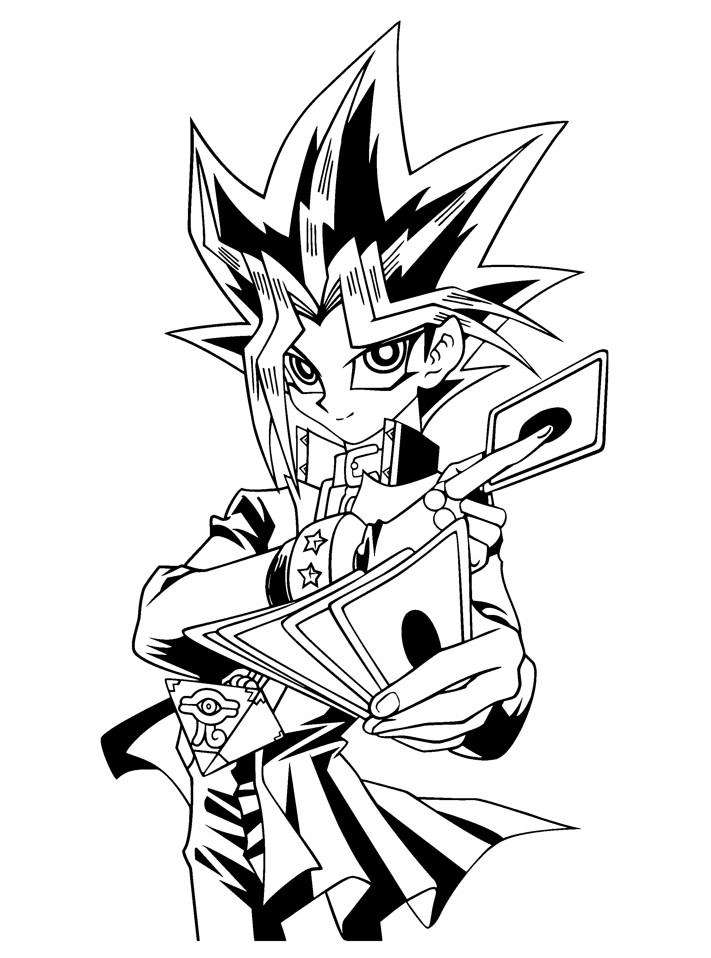 Free printable Yu-Gi-Oh! coloring page #53002 from Video Games collection