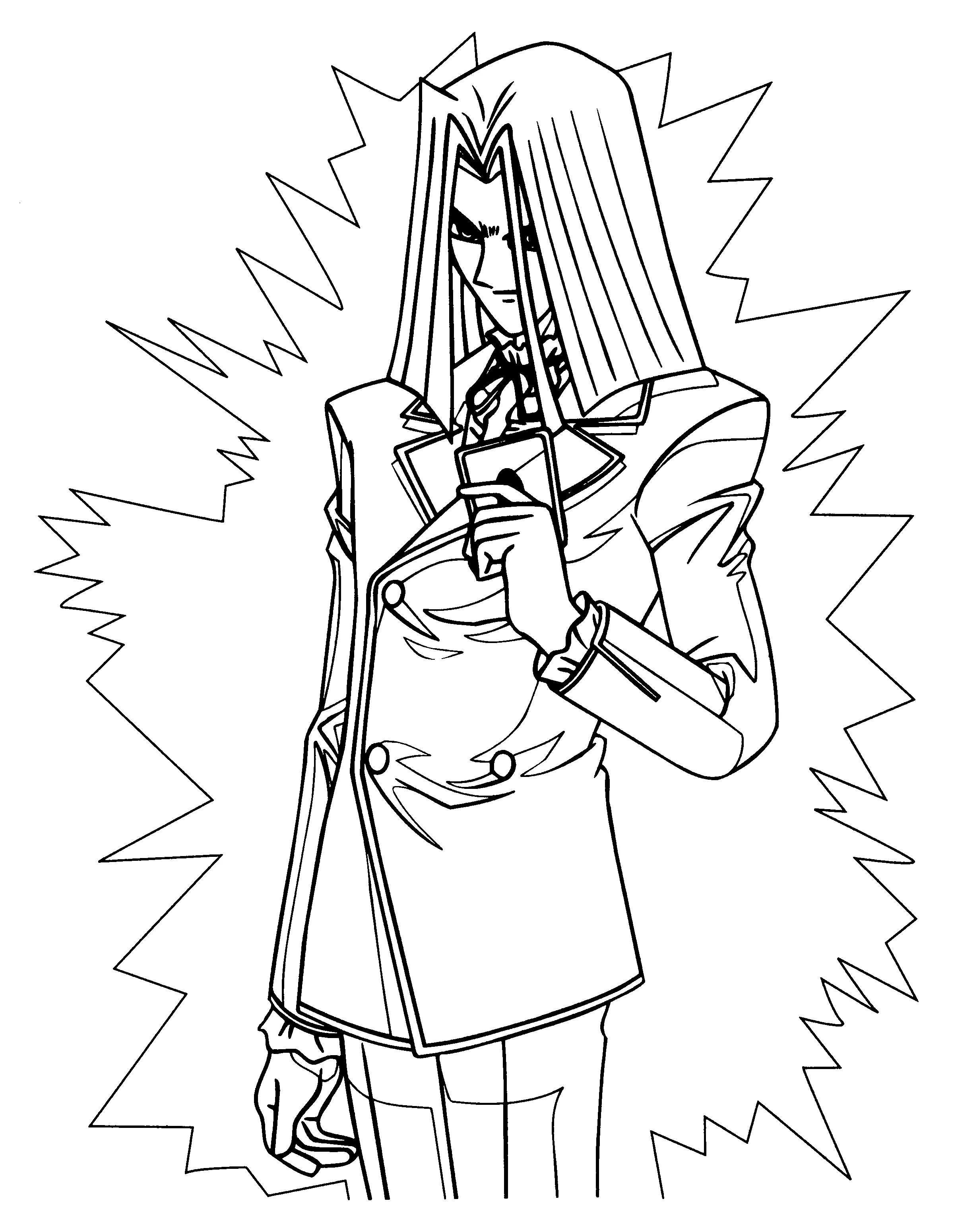 Free printable Yu-Gi-Oh! coloring page #53009 from Video Games collection