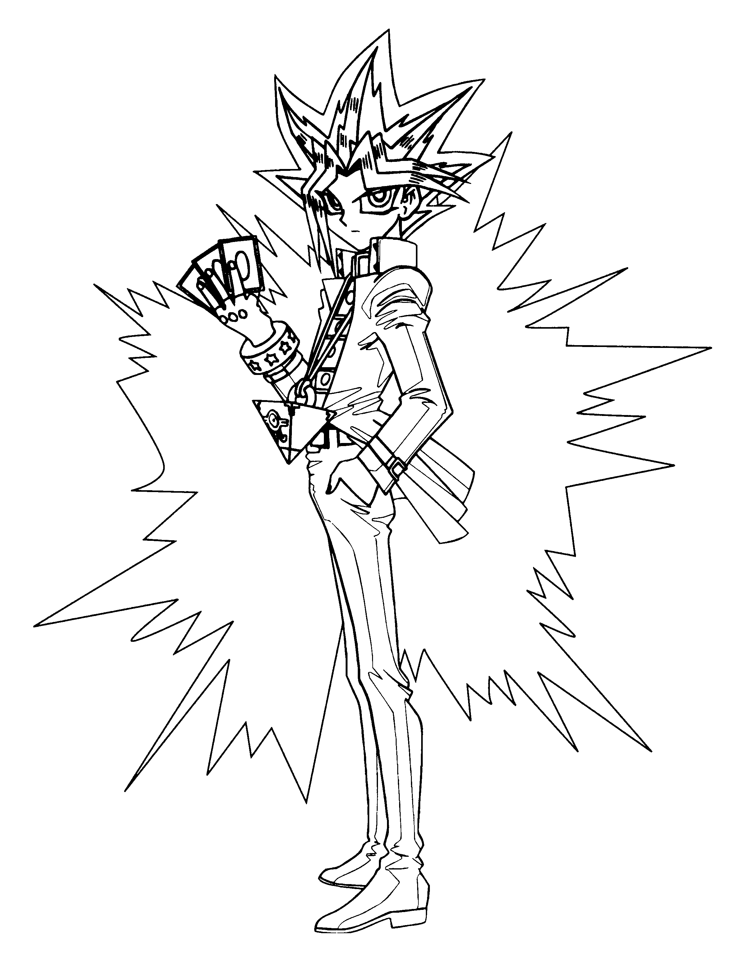 Free printable Yu-Gi-Oh! coloring page #53010 from Video Games collection