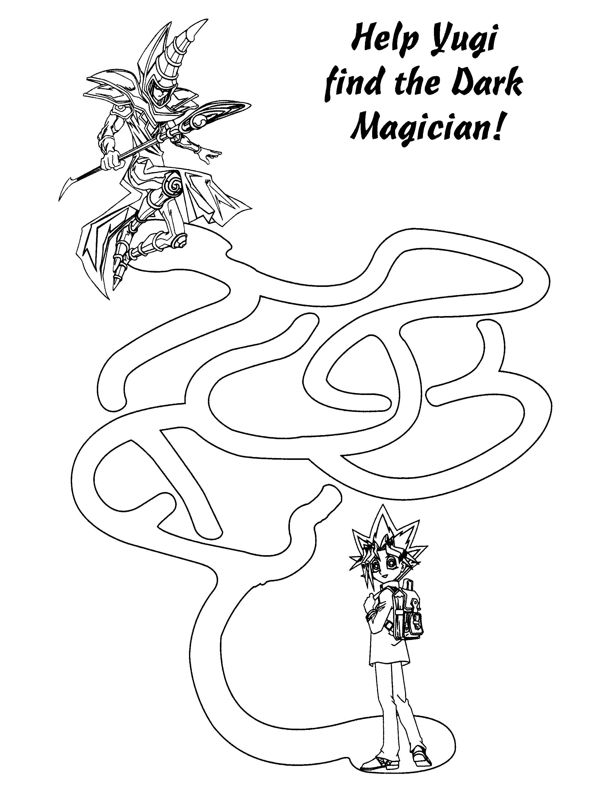 Free printable Yu-Gi-Oh! coloring page #53051 from Video Games collection