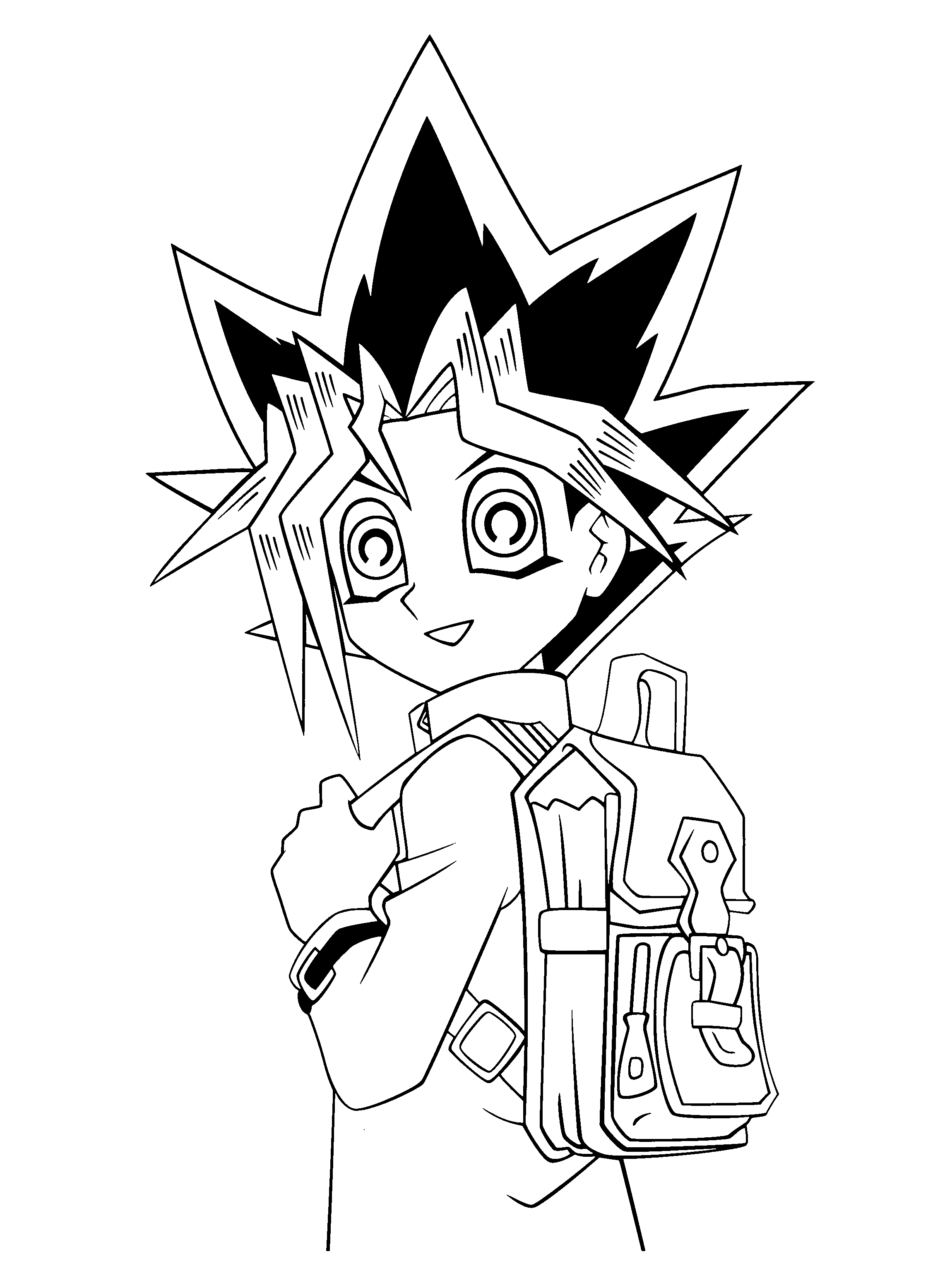 Free printable Yu-Gi-Oh! coloring page #53078 from Video Games collection