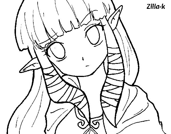 Coloring page: Zelda (Video Games) #113222 - Free Printable Coloring Pages