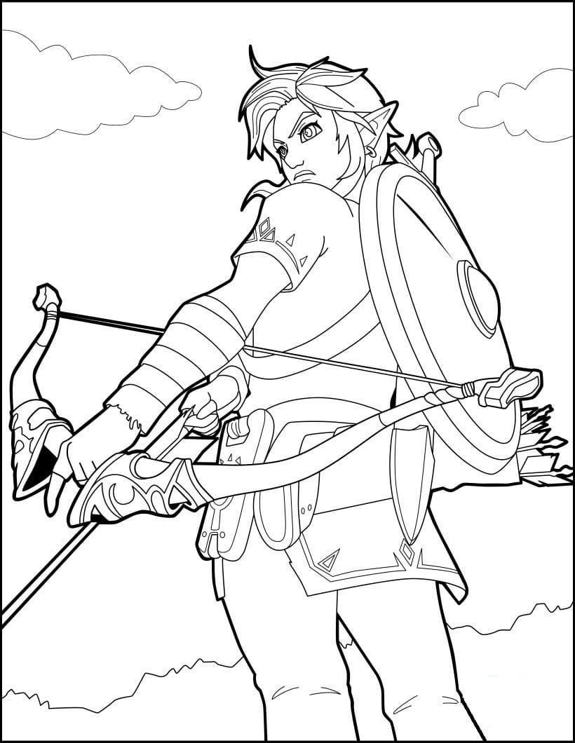 Free printable Zelda coloring page #200895 from Video Games collection