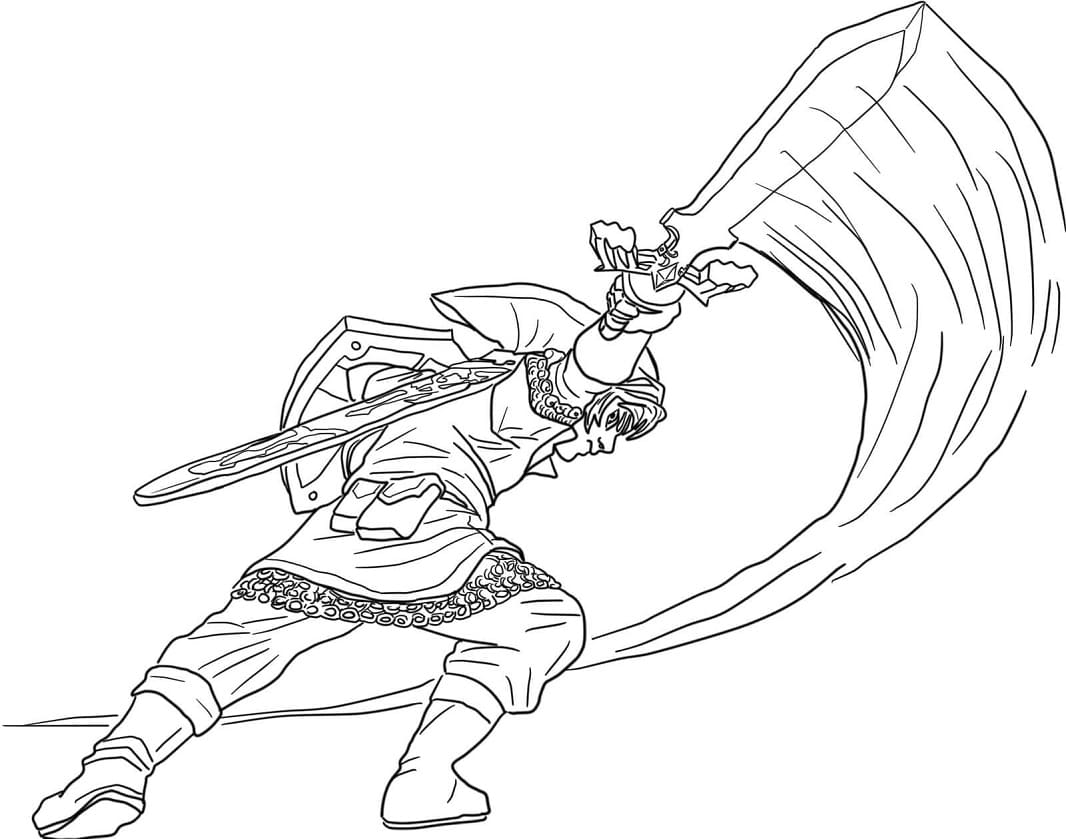 Free printable Zelda coloring page #200914 from Video Games collection