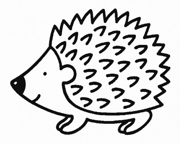 Free printable Hedgehog coloring page #8210 from Animals collection