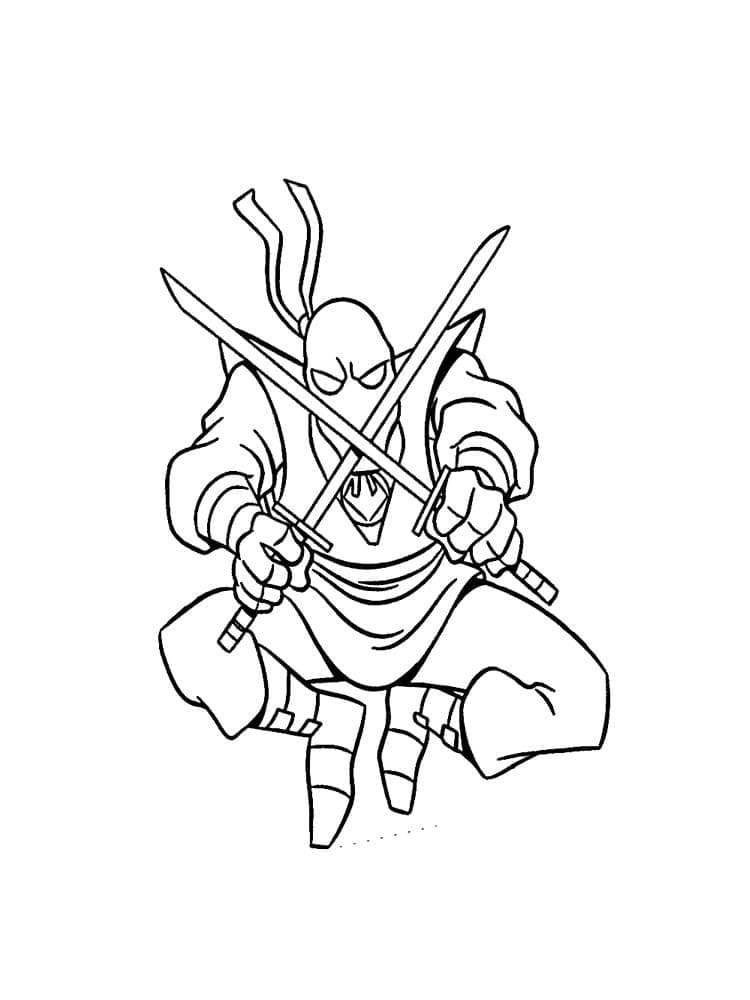 Free printable Ninja coloring page #187807 from Characters collection