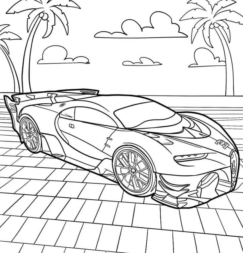 Free printable Bugatti coloring page #218675 from Transportation collection