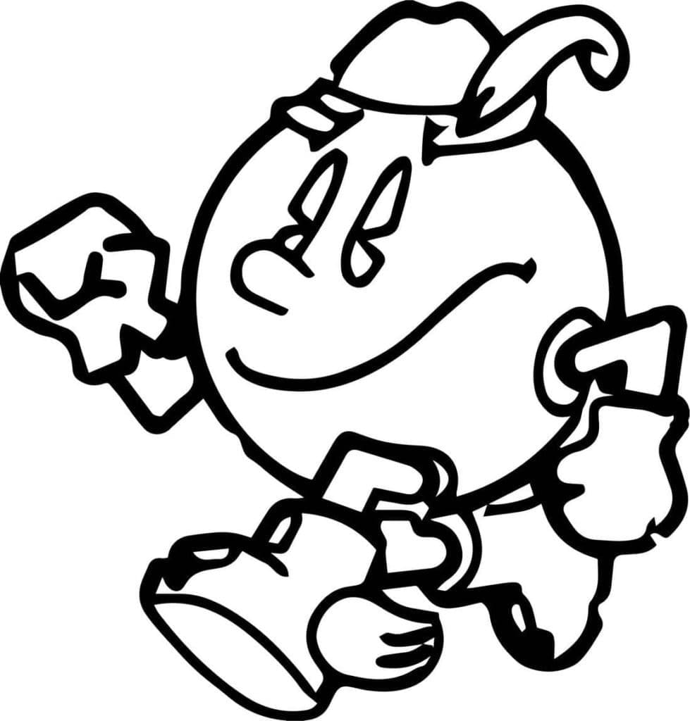 Free printable Pac-Man coloring page #207782 from Video Games collection