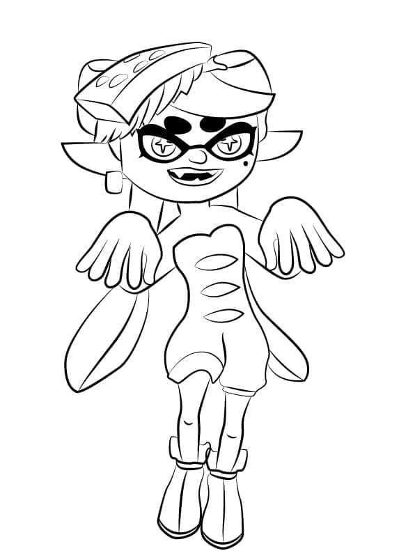Free printable Splatoon coloring page #186108 from Video Games collection