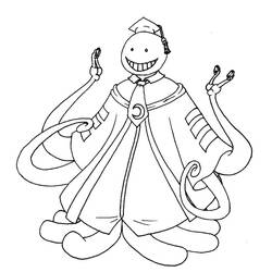 Assassination Classroom - Free printable coloring pages