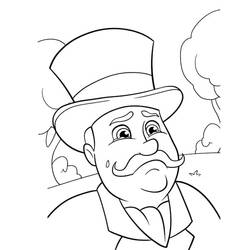 Mayor Hellinger - Free printable coloring pages