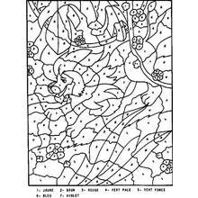 Magic Coloring (Color by Number) coloring page #126151 to print and color