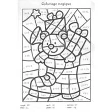Magic Coloring (Color by Number) coloring page #126241 to print and color