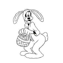 Easter Disney - Free printable coloring pages