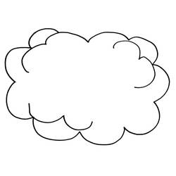 Cloud (Nature and Seasons) coloring page #157318 to print and color