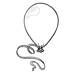 Balloon (Objects) coloring page #169587 to print and color