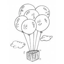 Balloon (Objects) coloring page #169597 to print and color
