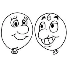 Balloon (Objects) coloring page #169745 to print and color