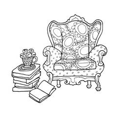 Chair (Objects) coloring page #180474 to print and color