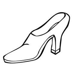Shoe (Objects) coloring page #211616 to print and color