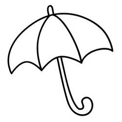 Umbrella (Objects) coloring page #172711 to print and color