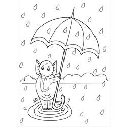 Umbrella (Objects) coloring page #172723 to print and color
