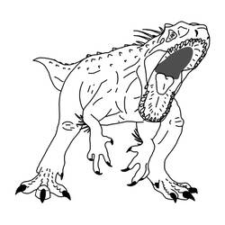Indominus Rex - Free printable coloring pages