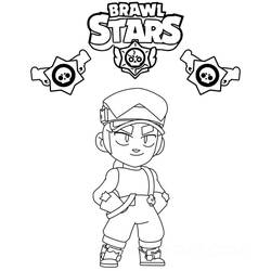Brawl Stars - Free printable coloring pages