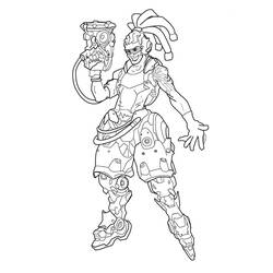 Overwatch - Free printable coloring pages