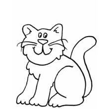 Dibujo Gato (Animales) #1870 para imprimir y colorear