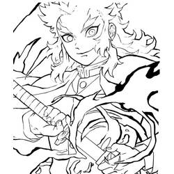 Demon Slayer - Dibujos para colorear gratis