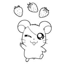 Hamtaro - Dibujos para colorear gratis