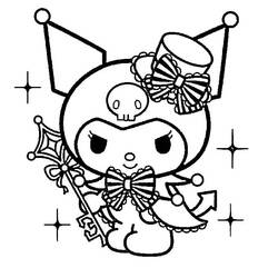 Kuromi - Dibujos para colorear gratis