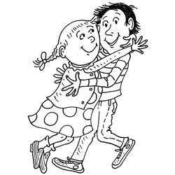 Tom-Tom y Nana - Dibujos para colorear gratis