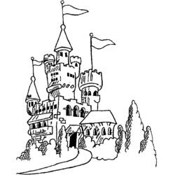 Dibujo Castillo (Edificios y Arquitectura) #62154 para imprimir y colorear