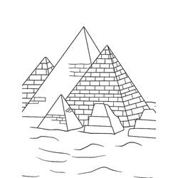 Pirámide - Dibujos para colorear gratis