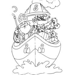 Día de San Nicolás - Dibujos para colorear gratis