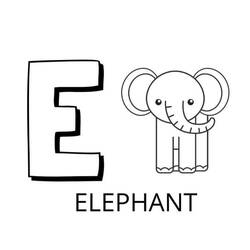 Alfabeto Animal - Dibujos para colorear gratis