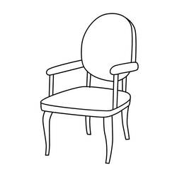 Dibujo Silla (Objetos) #180452 para imprimir y colorear
