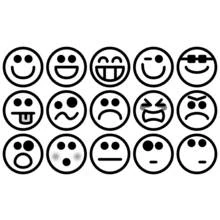 Emoticon - Dibujos para colorear gratis