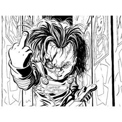 Chucky - Dibujos para colorear gratis