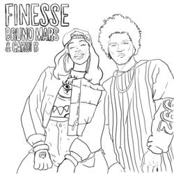 Cardi B - Dibujos para colorear gratis