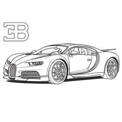 Bugatti - Dibujos para colorear gratis