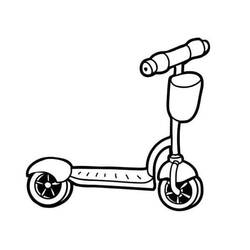 Dibujo Patinete (Transporte) #215251 para imprimir y colorear