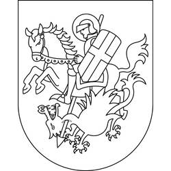 Festa di San Giorgio - Disegni da colorare gratuiti